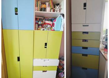 Meble dziecięce młodzieżowe IKEA STUVA – Komplet 3 szafy / słupki