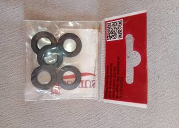 uszczelka gumowa węża prysznica 1/2" Fluvius 5 szt. czarne nowe