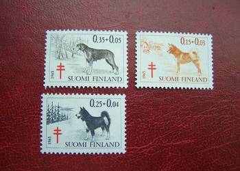 Finlandia 1965 MNH Mi. 600/02 Fauna Psy  a