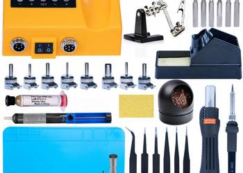 Stacja Lutownicza 2w1 Rosfix OH660 – 660W, Zestaw Akcesoriów