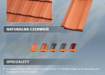 Dachówka ceramiczna niemiecka BOGEN płaska falista marsylka Dostawa TIR