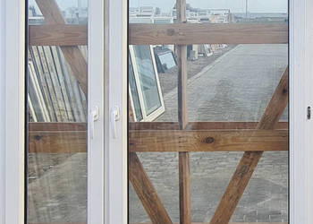 OKNA KacprzaK 146X144 OKNO Używane Plastikowe PCV