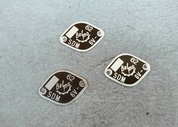 JUNAK WSK WFM SHL tabliczka szyld sygnału klaksonu Belma