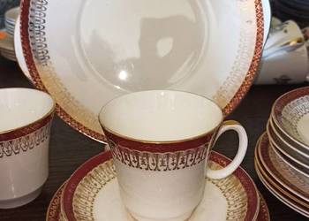 Filiżanka do kawy z talerzykiem deserowym.  Majestic. Royal