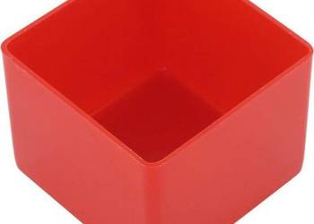 Pojemnik asortymentowy Hünersdorff, wkładka czerwona 54 x 54 x 45 mm WE6221