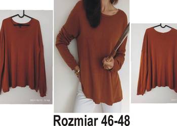 Rudy sweter w rozmiarze 46 48