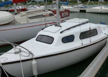 Jacht żaglowy, 2 kilowy, laminat, 600x220x100, do 5 osób