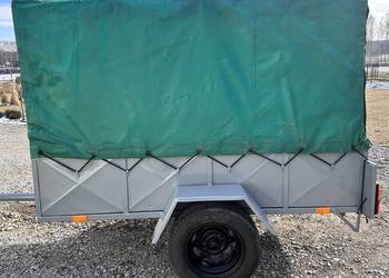 Przyczepka samochodowa bez dokumentów