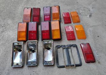 Fiat-125p lampy tylne (kompl. uszczelki+ osłony) MR-75