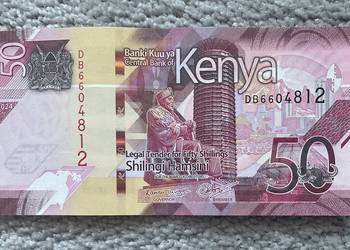 Banknot 50 szyling kenijski kenia KENYA stan bardzo dobry
