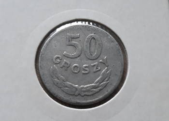 50 Groszy 1965 r.- nr 2 50 Groszy 1965 r.- nr 2