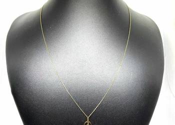 Złoty Łańcuszek Celebrytka Próby 333 0,91g Długość 45cm Serce Krzyżyk
