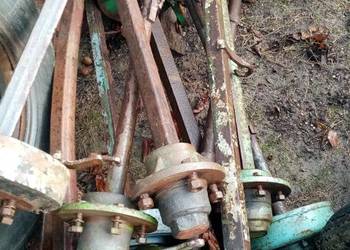 Oś z chamulcem na oba koła  lub bez hamulca