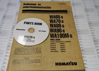 Instrukcja Komatsu + płyta WA65 WA70 WA80 WA90 WA100M