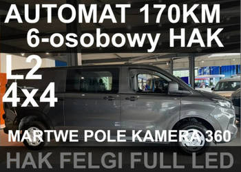 Ford Transit Custom A8 4X4 170KM 6-os. Kamera 360 Akt. Tempomat Full Led O…