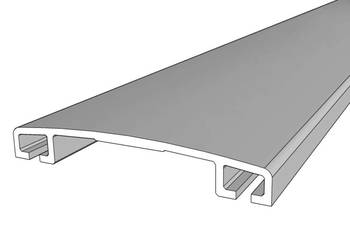 Profil aluminiowy łączący 99205 górny - 600cm do poliwęglanu komorowego