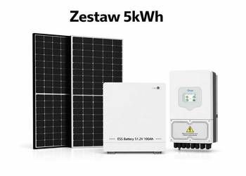 Zestaw budżetowy 5kWh LV (panele, inwerter 1 faza, magazyn 5.12 kWh)