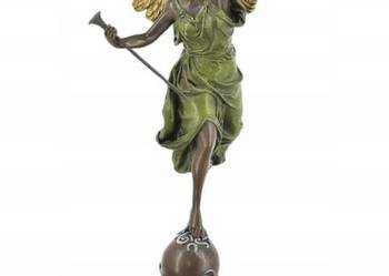 RZEŹBA FIGURA Z BRĄZU - VICTORIA - KOBIETA Z WIEŃCEM BRĄZ - MITOOGIA