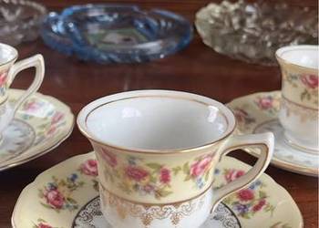 Fliżanka  do mokki Gold Castle (japońska porcelana) w stylu Hostess.   Ozdo