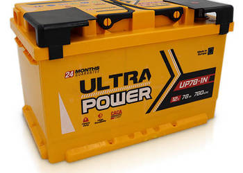 Akumulator Ultra Power 12V 78Ah 780A, P+ MARCO SIEDLCE SKLEP