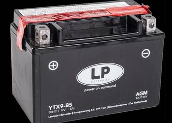 Akumulator motocyklowy 8Ah 110A Landport YTX9-BS 12V