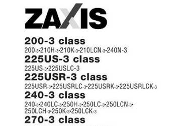 Hitachi Zaxis 225USCL-3 225USR-3 225USRLC-3 instr. naprawy