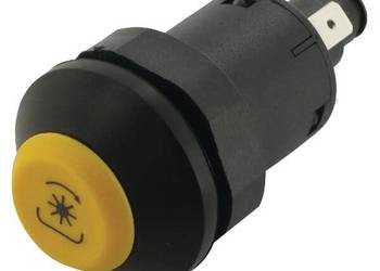 Przełącznik przyciskowy, wału WOM, okrągły, żółty 11245600PN