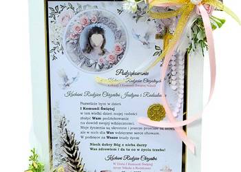 Jedno wspólne podziękowanie RAMKA 3D dla RODZICÓW CHRZESTNYCH, DZIADKÓW