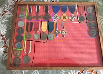 Odznaki i odznaczenia Niemieckie Zestawy Oryginał.