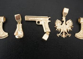 ZŁOTY WISIOREK ZAWIESZKA 18G - DUŻY WYBÓR