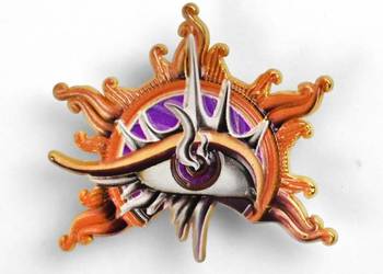 Warlock Class Badge | 5 cm | Metal | Przypinka | Baldur’s Gate 3