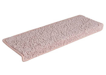 Nakładki na schody 15 szt. 65x21x4 cm biało-różowe WM-326201