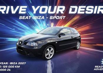 Seat Ibiza 1,4 Sport Pierwszy właściciel