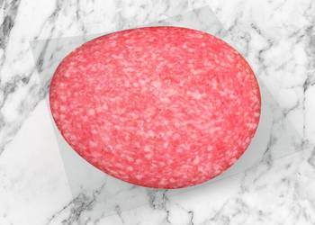 Naklejka SALAMI 7 x 7 cm pizza drift pepperoni