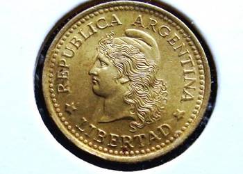 Argentyna 10 Centavos 1974r-Ładna w Holderze