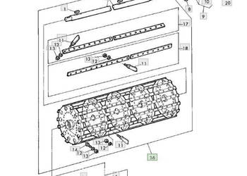 John Deere CTS - rotor AH134662