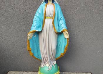 Stara duża figura gipsowa Matka Boska Niepokalana 70cm