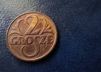 Stare monety 2 grosze 1936 2RP Polska piękna