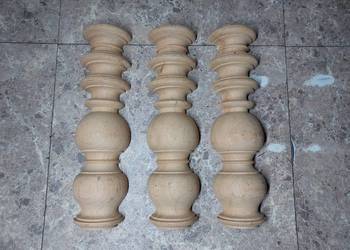 3szt tralki elementy ozdobne obudowy zegara typu ślązak 24,5cm