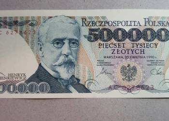 MEGA RZADKOŚĆ L9 !!! 500000 ZŁOTYCH 1990 s. AC