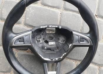SKODA OCTAVIA III SCOUT KIEROWNICA MULTIFUNKCJA SKORA 5E0419091D