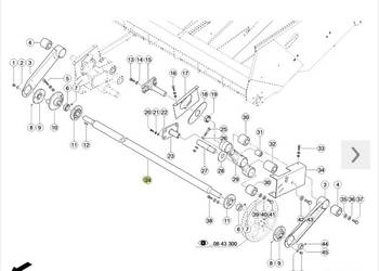 Wal podsiewacza Claas Lexion 440 736056