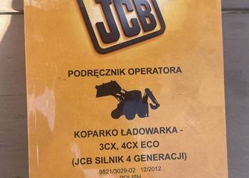 Podręcznik operatora koparko-ładowarka JCB 3CX 4CX ECO