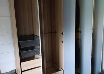 Zestaw Szafy Ikea Pax Dąb z Lustrami 4 szt szer 200cm! Możliwy transport