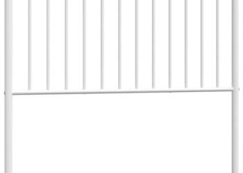 Metalowe wezgłowie białe 100 cm WM-350960