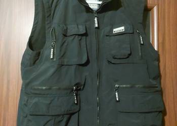 Kamizelka czarna uniseks rozm.S/M dużo kieszeni