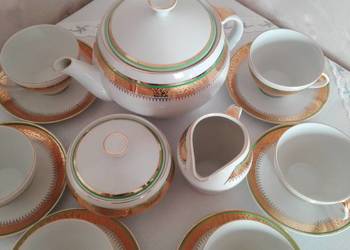 Serwis do herbaty Joanna unikat - stara porcelana Karolina