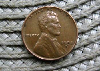 USA 1 Cent 1954r - D