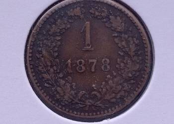 Austra 1 krajcar 1878