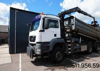 Wywrotka 6x6 z dzwigiem bordmatic Man Tgs